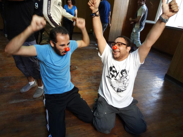 Basic Rebel Clown Training in Alexandria - November 2012 - Photo: Hans and Maro